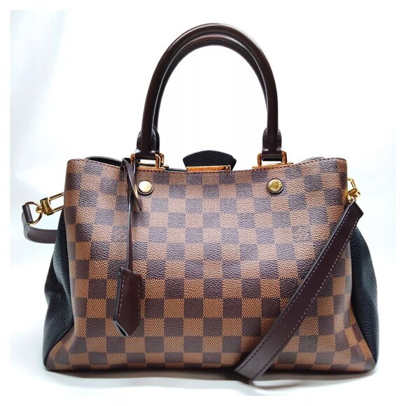 Louis Vuitton LV Hand Bag Brittany Brown Damier 1235-011525 - Picture 1 of 9